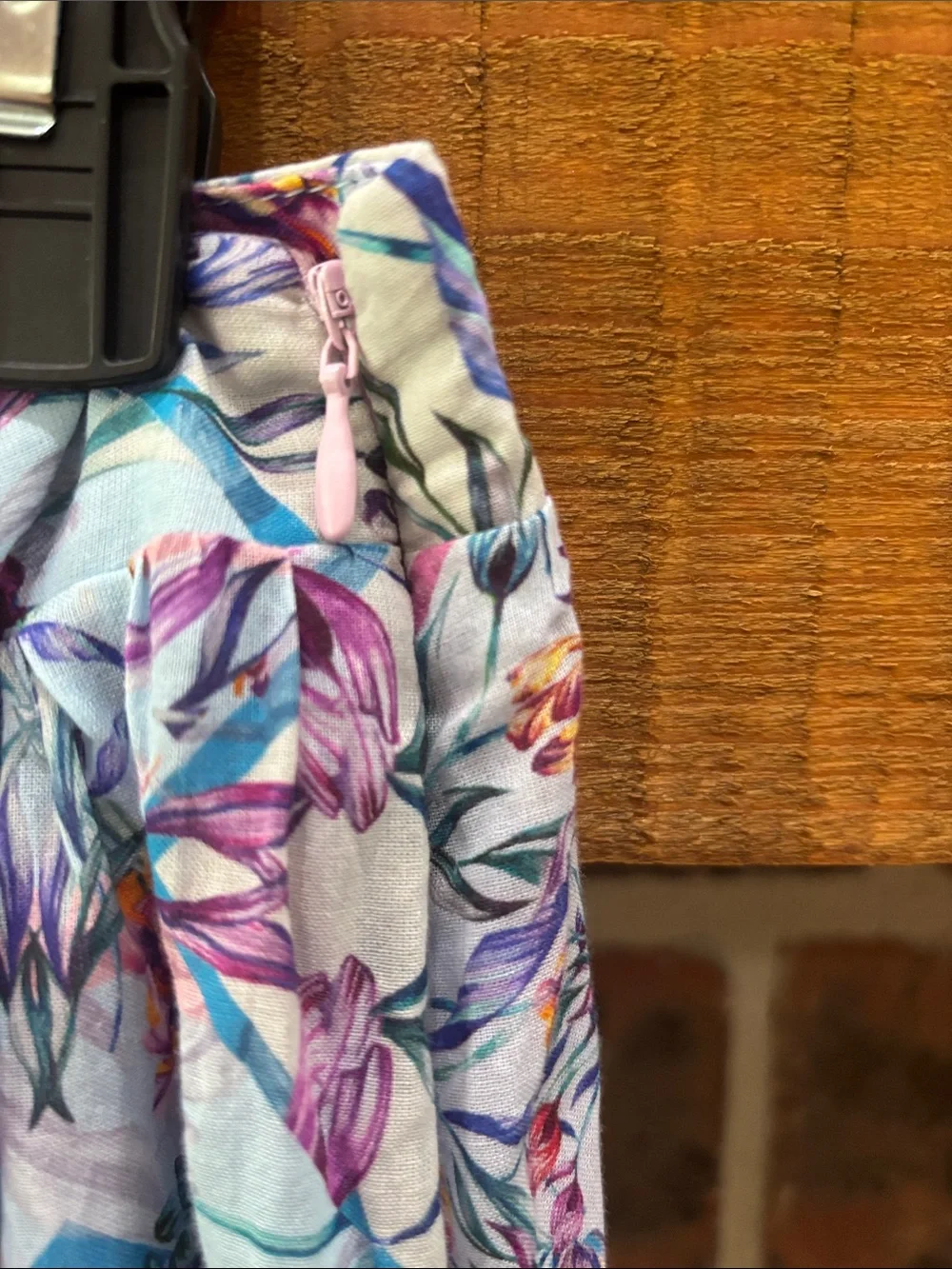Steve Madden Pastel Floral Midi Skirt - Pink, Blue, Cream